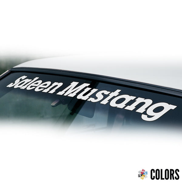 Windshield Banner, Saleen, 84-88 Mustang | Saleen – Saleen
