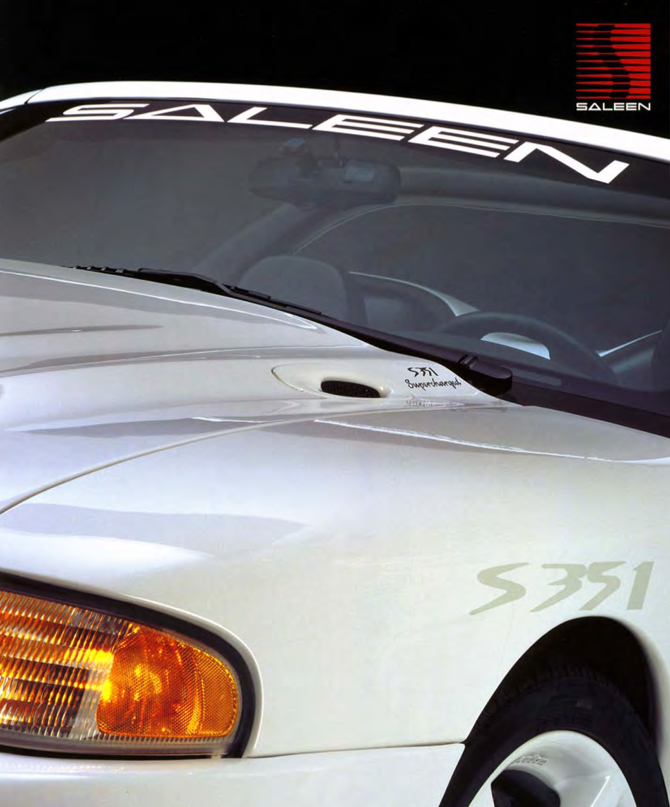 Windshield Banner, Saleen, 89-98 S281 S351 | Saleen – Saleen